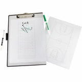 Baumgartens Quick Reference Clipboard, 0.5" Clip Capacity, Holds 8.5 x 11 Sheets, Clear (BAUTA1611) Each