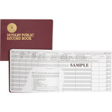 Dome Notary Public Record Book, 10 Column Format, Maroon Cover, 10.5 x 8.25 Sheets, 32 Sheets/Book (DOM880) Each