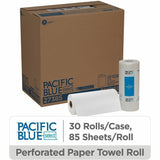 Pacific Blue Select Perforated Paper Towel Roll, 2 Ply, 8.80" x 11", 85 Sheets/Roll, White, 1 Roll (GPC27385) Each