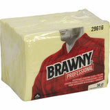 Brawny Professional Disposable Dusting Cloths, 24" x 17", Yellow, 50/Pack (GPC29616PK) Pack of 50