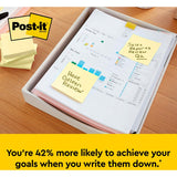 Post-it Original Pads in Canary Yellow, Value Pack, 3" x 3", 100 Sheets/Pad, 24 Pads/Pack (MMM65424VAD) Pack of 24