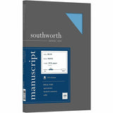 Southworth Manuscript Covers, For 12 1/2" x 9" Sheet, Blue, 100/Box (SOU41SM) Box of 100