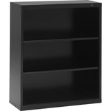 Tennsco Welded Bookcase, 34.5" x 13.5" x 40", 3 x Shelf(ves), 360 lb Load Capacity, Black (TNNB42BK) Each