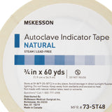 McKesson Steam Indicator Tape 3/4 Inch X 60 Yard Steam (524901_CS) 24/CS