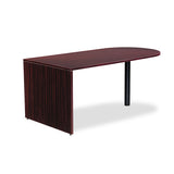 Alera® Alera Valencia Series D-Top Desk, 71" x 35.5" x 29.63", Mahogany (ALEVA277236MY) Each