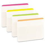 Post-it® Tabs Lined Tabs, 1/5-Cut, Assorted Bright Colors, 2" Wide, 24/Pack (MMM686F1BB) Pack of 24