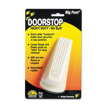 Master Caster® Big Foot Doorstop, No Slip Rubber Wedge, 2.25w x 4.75d x 1.25h, Beige (MAS00900) Each