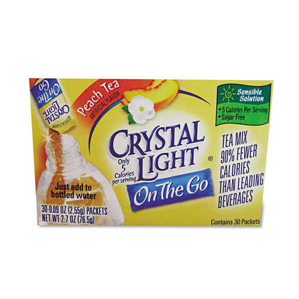 Crystal Light® Flavored Drink Mix, Peach Tea, 30 .09oz Packets/Box (CRY79700)