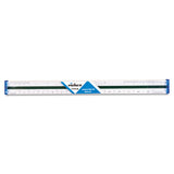 Chartpak® Triangular Scale, Plastic, 12" Long, Architectural, Color-Coded (CHA235A) Each