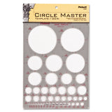 Chartpak® Templates, Circles, 7 x 10, Smoke (CHA1204I) Each