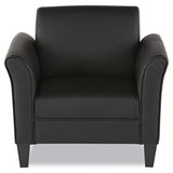 Alera® Alera Reception Lounge Sofa Series Club Chair, 35.43" x 30.7" x 32.28", Black Seat, Black Back, Black Base (ALERL23LS10B) Each