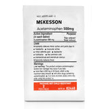 McKesson Pain Relief 500 mg Strength Acetaminophen Unit Dose Tablet 250 per Box (1111740_BX) 250/BX