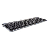 Kensington® Slim Type Standard Keyboard, 104 Keys, Black (KMW72357) Each