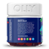 OLLY® Men's Multi Multivitamin Supplement MultiVitamins / Zinc Assorted Strengths - 5 mg - 5 mg Gummy 90 per Bottle Blackberry Blitz Flavor (1228374_BT) 1/BT