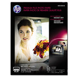 HP Premium Plus Photo Paper, 11.5 mil, 8.5 x 11, Glossy White, 50/Pack (HEWCR664A) Each