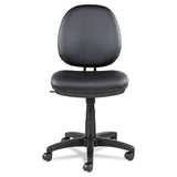 Alera® Alera Interval Series Swivel/Tilt Task Chair, Bonded Leather Seat/Back, Up to 275 lb, 18.11" to 23.22" Seat Height, Black (ALEIN4819) Each