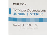 McKesson Tongue Depressor 5-1/2 Inch Length Wood Junior (854424_CS) 1000/CS