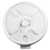 Dart® Lift n' Lock Plastic Hot Cup Lids, Fits 10 oz Cups, White, 1,000/Carton (DCC10FTL) Case of 1000
