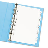 Avery® Preprinted Tab Dividers, 12-Tab, A to Z, 8.5 x 5.5, White, 1 Set (AVE11313) Pack of 5