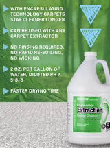 Hospeco® Structured by Nature™ Encapsulating Extraction Carpet Cleaner, 4x1 Gallon (HOS128SBNEXT) Case of 4