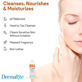 DermaVera® Shampoo and Body Wash 7.5 oz. Flip Top Bottle Scented (576313_CS) 48/CS