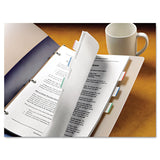 Post-it® Tabs 1" Lined Tabs, 1/5-Cut, Lined, Assorted Colors, 1" Wide, 66/Pack (MMM686LGBR) Pack of 66