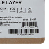 McKesson Sterilization Wrap Blue 20 X 20 Inch Single Layer Cellulose Steam / EO Gas (1156125_BX) 1/BX