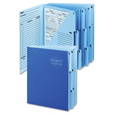 Smead™ 10-Pocket Project Organizer with Indexed Tabs (1-10), 10 Sections, Unpunched, 1/3-Cut Tabs, Letter Size, Lake Blue/Navy Blue (SMD89200) Each