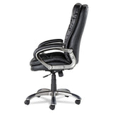 OIF Executive Swivel/Tilt Bonded Leather High-Back Chair, Supports Up to 250 lb, 18.50" to 21.65" Seat Height, Black (OIFGM4119) Each