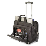 Targus® Rolling Laptop Case, 1200D Polyester, Fits Devices Up to 16", Polyester, 16.5 x 7.5 x 14, Black (TRGTBR003US) Each