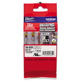 Brother P-Touch® TZe Extra-Strength Adhesive Laminated Labeling Tape, 0.94" x 26.2 ft, Black on White (BRTTZES251) Each