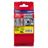 Brother P-Touch® TZe Extra-Strength Adhesive Laminated Labeling Tape, 0.94" x 26.2 ft, Black on Yellow (BRTTZES651) Each