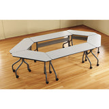 Iceberg OfficeWorks Mobile Training Table, Rectangular, 72" x 18" x 29", Gray/Charcoal (ICE68067) Each
