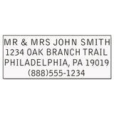 Trodat® Printy Do It Yourself Self-Inking Message Stamp, 0.75" x 1.88", Black (USS5915) Each