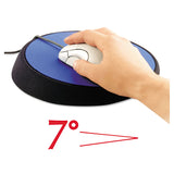 Allsop® Wrist Aid Ergonomic Circular Mouse Pad, 9" dia., Cobalt (ASP26226) Each