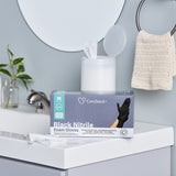 CareStock™ Exam Glove Medium NonSterile Nitrile Standard Cuff Length Fully Textured Black Not Rated (1230893_BX) 250/BX