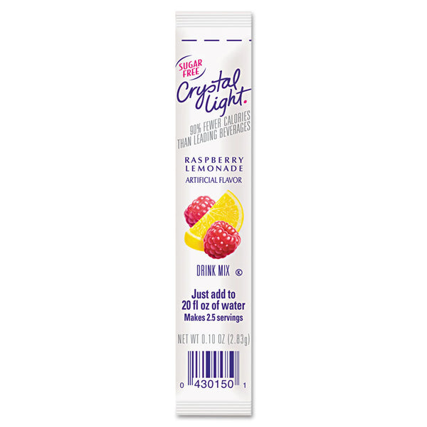 Crystal Light® On the Go, Raspberry Lemonade, 0.16 oz Packets, 30/Box (CRY00015)