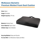 McKesson Contoured Seat Cushion 24 W X 18 L X 3 D Inch Molded Foam (1065587_CS) 4/CS