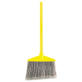 Rubbermaid® Commercial 7920014588208, Angled Large Broom, 46.78" Handle, Gray/Yellow (RCP637500GY) Each