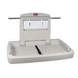 Rubbermaid® Commercial Sturdy Station 2 Baby Changing Table, 33.5 x 21.5, Platinum (RCP781888) Each