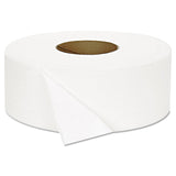 GEN JRT Jumbo Bath Tissue, Septic Safe, 2-Ply, White, 3.3" x 1,000 ft, 12 Rolls/Carton (GENJRT1000) Case of 12