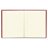 Rediform® National Brand Red Vinyl Series Journal, 1-Subject, Medium/College Rule, Red Cover, (300) 10 x 7.75 Sheets (RED57231)