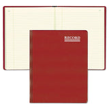 Rediform® National Brand Red Vinyl Series Journal, 1-Subject, Medium/College Rule, Red Cover, (300) 10 x 7.75 Sheets (RED57231)