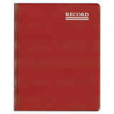 Rediform® National Brand Red Vinyl Series Journal, 1-Subject, Medium/College Rule, Red Cover, (300) 10 x 7.75 Sheets (RED57231)