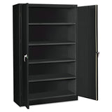 Tennsco Assembled Jumbo Steel Storage Cabinet, 48w x 24d x 78h, Black (TNNJ2478SUBK) Each