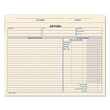 TOPS™ Job Folder, Straight Tabs, Letter Size, Manila, 20/Pack (TOP3440) Pack of 20