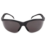 MCR Safety Klondike Safety Glasses, Matte Black Frame, Gray Lens (CRWKD112BX) Box of 12