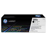HP HP 305A, (CE410A) Black Original LaserJet Toner Cartridge (HEWCE410A) Each