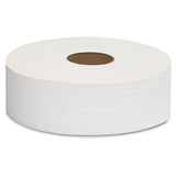 GEN JRT Jumbo Bath Tissue, Septic Safe, 2-Ply, White, 3.3" x 1,375 ft, 12" dia, 6 Rolls/Carton (GEN1513) Case of 6