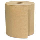 GEN Hardwound Towels, 1-Ply, 800 ft, Brown, 6 Rolls/Carton (GEN1825) Case of 6